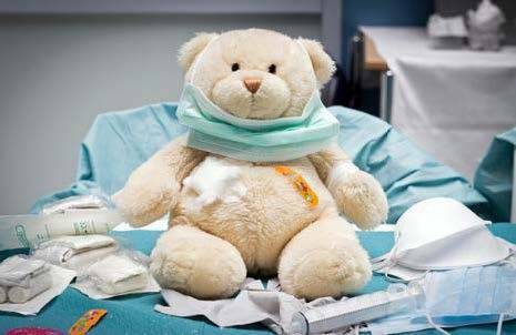 teddy bear with bandages